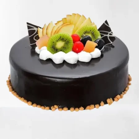 Chocolate Cake With Fruit