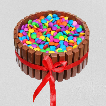 Kitkat Gems Cake  