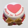 Happy 1st anniversary cake