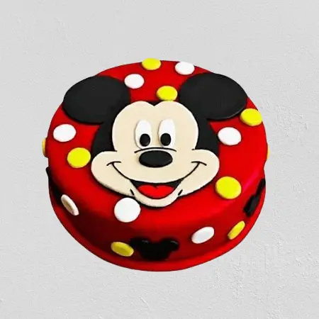 Mickey Mouse Fondant Cake