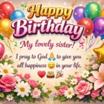 birthday wishes for my sister