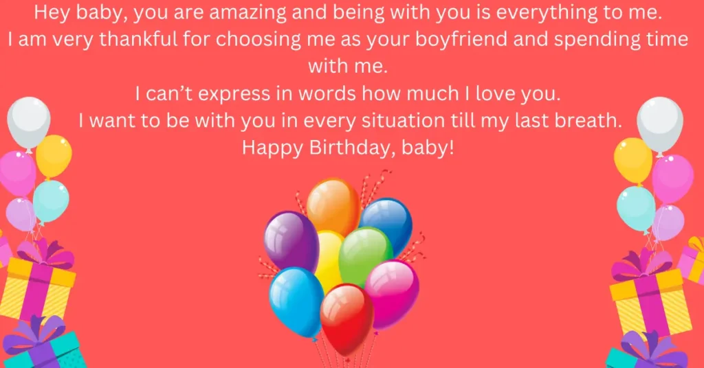Long romantic birthday quote for girlfriend