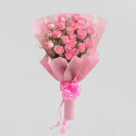 20 Pink Roses  