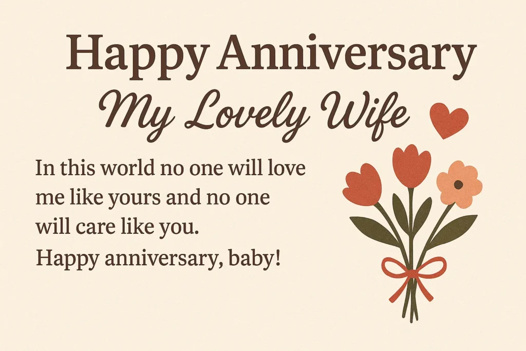 Anniversary Wishes for Wife