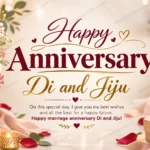 Happy Anniversary wishes for Di and Jiju