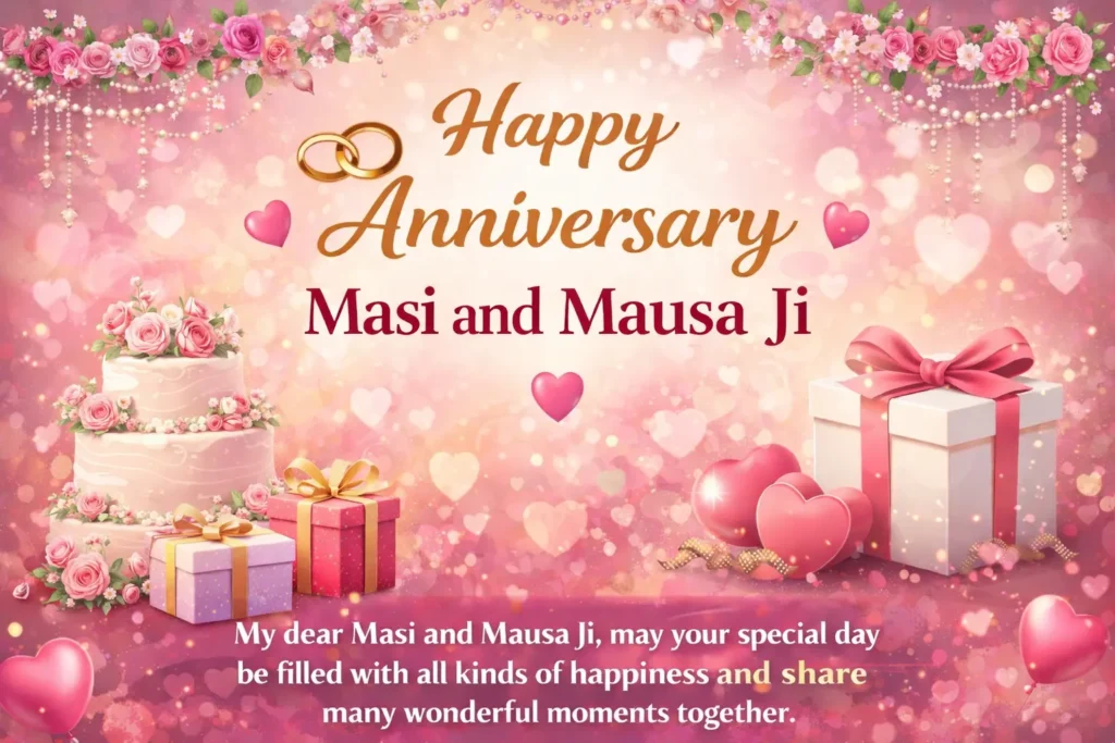 Anniversary wishes for masi and mausa