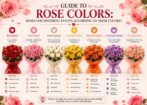 Guide to Rose Colors: Roses for Different Events According to Their Colors?