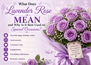 What Does Lavender Rose Mean and Why Is It Best Used on Special Occasions?