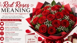 Red Roses Meaning: Ideal Flower Gift Suggestion