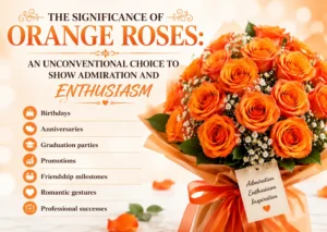 Significance of Orange Roses: An Unconventional Choice to Show Admiration and Enthusiasm