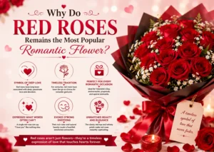 Why Do Red Roses Remains the Most Popular Romantic Flower?